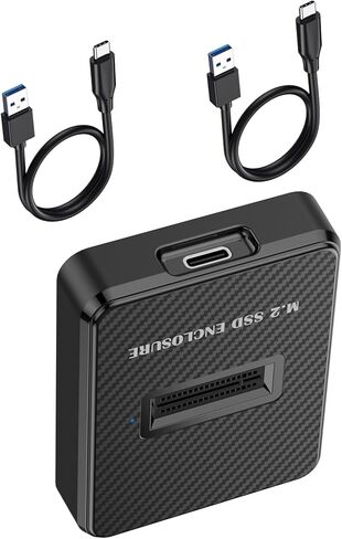 M.2 SSD to USB-C Adapter 10Gbps Support NVMe (M Key, B+M Key) & SATA (B+M Key) SSD up to 8TB M.2 SSD Enclosure in Kuwait