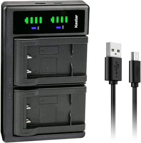 Kastar 2-Pack EN-EL19 Battery and LTD2 USB Charger Replacement for Nikon Coolpix S3200, Coolpix S3300, Coolpix S3400, Coolpix S3500, Coolpix S3600, Coolpix S3700, Coolpix S4100, Coolpix S4150 Camera in Kuwait