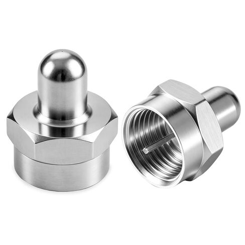 F Terminator, Coax Terminator Caps, 50-Pack, 75 Ohm Terminator for Ports on Splitter, AMP, Coaxial Cable, TV Antenna, Wall Plates in Saudi Arabia