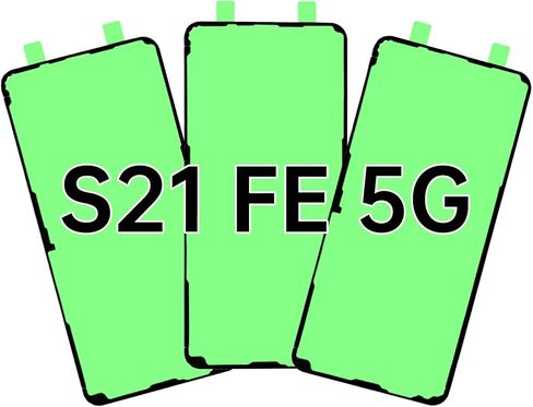 3PCS Battery Door Cover Adhesive Tape for Samsung Galaxy S21 FE 5G Back Cover Sticker Adhesive Tape Glue Replacement for samsungs21 fe 5g SM-G990U SM-G990U1 in Kuwait