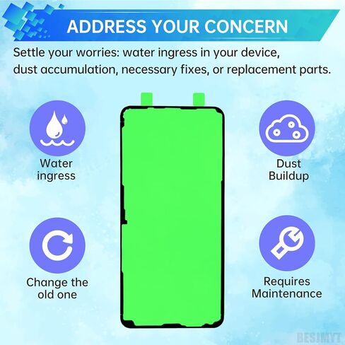 3PCS Battery Door Cover Adhesive Tape for Samsung Galaxy S21 FE 5G Back Cover Sticker Adhesive Tape Glue Replacement for samsungs21 fe 5g SM-G990U SM-G990U1 in Kuwait