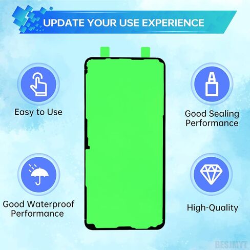 3PCS Battery Door Cover Adhesive Tape for Samsung Galaxy S21 FE 5G Back Cover Sticker Adhesive Tape Glue Replacement for samsungs21 fe 5g SM-G990U SM-G990U1 in Kuwait