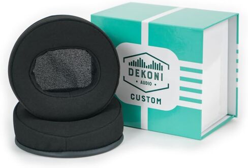 وسائد أذن Dekoni لسماعات الرأس المغناطيسية المستوية Audeze LCD، متوافقة مع Audeze LCD-2، وسادات أذن LCD-XC، وسادات أذن نباتية من جلد الغزال الدقيق in Kuwait