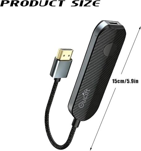 مستقبل إرسال محول عرض HDMI لاسلكي لجهاز تدفق Flix Stick 4k 1080p محول بلوتوث لشاشة iOS iPhone iPad TV WiFi محول موسع محول التلفزيون الذكي in Kuwait