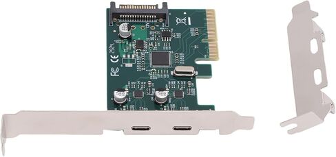 بطاقة توسيع PCIe USB 3.1 Gen 2 عالية السرعة بسرعة 10 جيجابت في الثانية ومنفذين لأجهزة التحكم في ألعاب الواقع الافتراضي لسطح المكتب in Kuwait