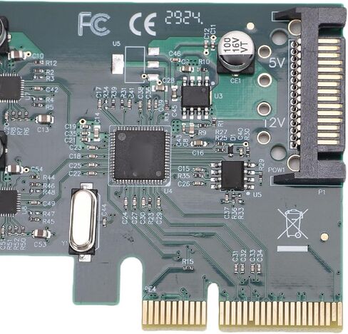 بطاقة توسيع PCIe USB 3.1 Gen 2 عالية السرعة بسرعة 10 جيجابت في الثانية ومنفذين لأجهزة التحكم في ألعاب الواقع الافتراضي لسطح المكتب in Kuwait