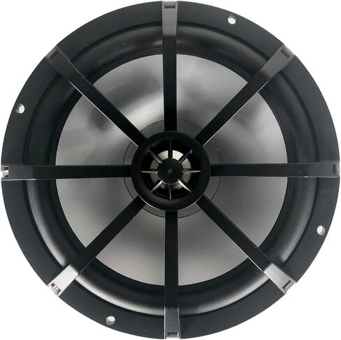 Kicker All-Weather Marine Gauge Style Bluetooth USB Stereo Receiver Bundle Combo with (Qty 4) 8" 2-Way 300W Max Coaxial Marine LED Speakers w/Charcoal Grilles, 50-Ft 16-Gauge Wire, 22" Antenna in Kuwait