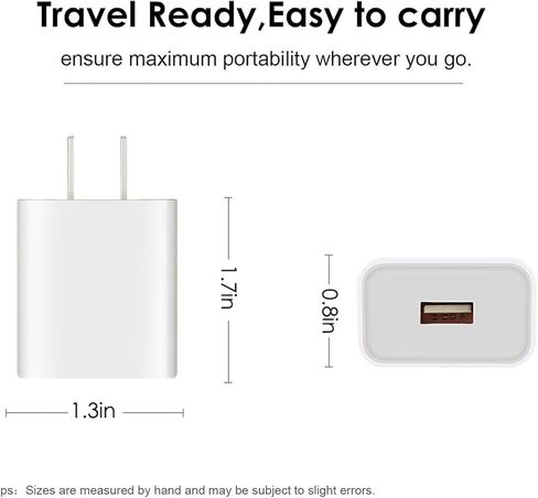 USB Wall Charger 5V 2A 10W Charger Power Adapter, Fast Charging USB Block for Wyze Cam V4,Wyze Cam V3 Pro V2 V1,Wyze Cam Pan V4 V3 V2, OG,Duo Cam Pan Camera & More in Kuwait