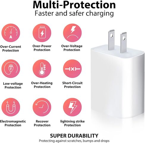USB Wall Charger 5V 2A 10W Charger Power Adapter, Fast Charging USB Block for Wyze Cam V4,Wyze Cam V3 Pro V2 V1,Wyze Cam Pan V4 V3 V2, OG,Duo Cam Pan Camera & More in Kuwait