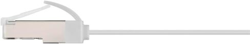 كابل تصحيح Monoprice Cat6A Ethernet - حذاء مسطح نحيف U/FTP 30AWG مصبوب بطول 30 قدم أبيض in Kuwait