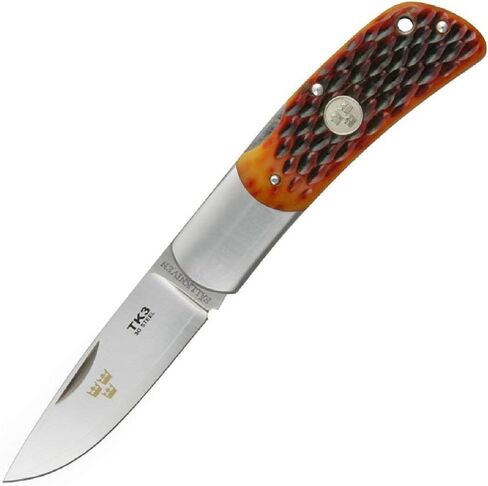 Fallkniven TK3OAKC Folder 2.75 in Blade Ironwood Handle in Kuwait