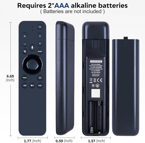 RETROSUN All URC1110 جهاز التحكم عن بعد الصوتي البديل لـ Apple TV HD و4K TV Box، يدعم Siri in Kuwait