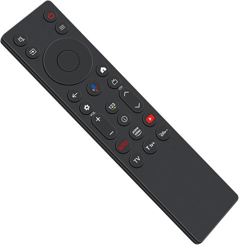 RC923A جهاز تحكم عن بعد صوتي بديل متوافق مع TCL QD-Mini LED 4K UHD Google Smart TV 98QM6K 55QM7K 50QM6K 65QM7K 75QM7K 85QM7K 98QM7K 55QM6K 65QM6K 75QM6K 85QM6K in Kuwait