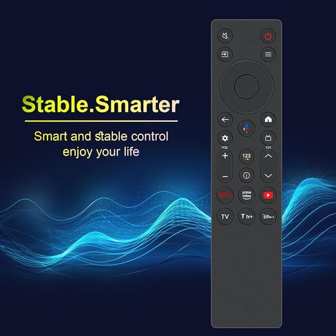 RC923A جهاز تحكم عن بعد صوتي بديل متوافق مع TCL QD-Mini LED 4K UHD Google Smart TV 98QM6K 55QM7K 50QM6K 65QM7K 75QM7K 85QM7K 98QM7K 55QM6K 65QM6K 75QM6K 85QM6K in Kuwait