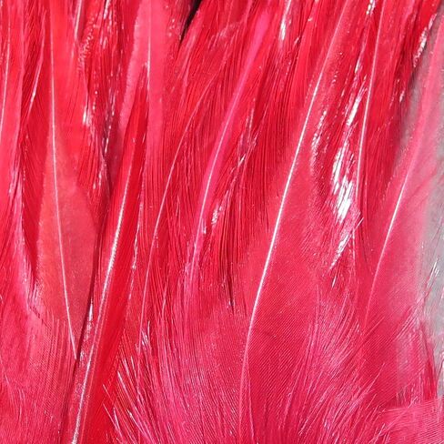 Hareline Fly Tying Woolly Bugger Saddle Hackle 6–7 Inch – Long Hackle Feathers for Fly Tying Woolly Buggers, Streamers & Leeches in Kuwait