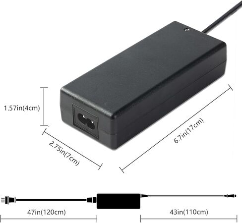 24V AC/DC Adapter for Samsung 27" Odyssey OLED G6 G60SD G60SF G61SD OLED Gaming Monitor LS27DG602SNXZA LS27DG610SNXZA A14024_TPN BN44-01024A 24 Volt 5.83A 140W Power Supply Cord Charger in Kuwait