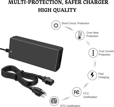 24V AC/DC Adapter for Samsung 27" Odyssey OLED G6 G60SD G60SF G61SD OLED Gaming Monitor LS27DG602SNXZA LS27DG610SNXZA A14024_TPN BN44-01024A 24 Volt 5.83A 140W Power Supply Cord Charger in Kuwait