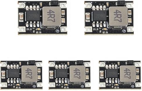10-Pack DC-DC Adjustable Step-Down Voltage Regulator Module Kit - 5V-30V Input to 3.3V/5V/9V/12V Selectable Output, 3A 36W for Arduino, Car, Motorcycle, Solar, DIY Electronics in Kuwait