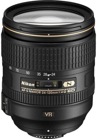 كاميرا نيكون D850 DSLR مع عدسة 24-120 ملم f/4G ED VR | 45.7 ميجابكسل | ذاكرة 4K UHD + سعة 64 جيجابايت، وميكروفونات Lavalier لاسلكية، و126 مصباح LED، وحقيبة، وقبضة U، والمزيد (حزمة 34 قطعة) (متجددة) in Kuwait