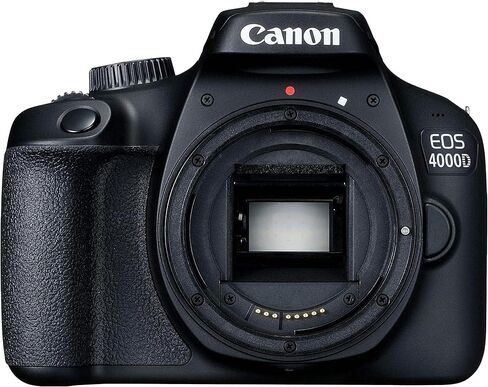 كاميرا Canon EOS 4000D / Rebel T100 DSLR (الهيكل فقط) + بطاقة ذاكرة سعة 32 جيجابايت + حامل ثلاثي القوائم + حافظة + مجموعة تنظيف والمزيد (متجددة) in Kuwait