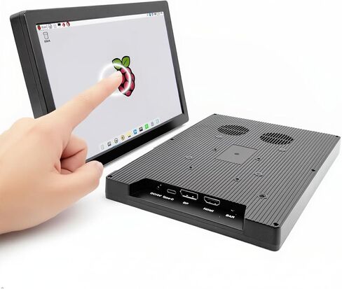 10.1 Inch USB-C Touchscreen mini Monitor, Small HDMI Monitor,1280x800 IPS LCD HD Display, Touch Screen for PS5,Raspberry Pi 3/3B+/4B/5, Jetson Nano, Banana Pi, PC, Windows,Beaglebone in Kuwait