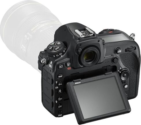 كاميرا نيكون D850 DSLR مع عدسة 24-120 ملم f/4G ED VR | 45.7 ميجابكسل | دقة 4K UHD + ذاكرة سعة 128 جيجابايت + ميكروفون فيديو + إضاءة LED + فلاتر، وحافظة، وحامل ثلاثي القوائم والمزيد (حزمة قيمة فاخرة) (متجددة) in Kuwait