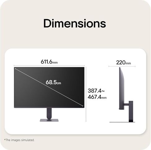 LG 27G414B-B شاشة ألعاب Ultragear Full HD (1920 x 1080) IPS مقاس 27 بوصة 144 هرتز، 1 مللي ثانية، متوافقة مع NVIDIA G-Sync، FreeSync، HDR10، مكبر صوت مدمج، مفتاح، HDMI، منفذ عرض، حامل إمالة/ارتفاع، أسود in Kuwait
