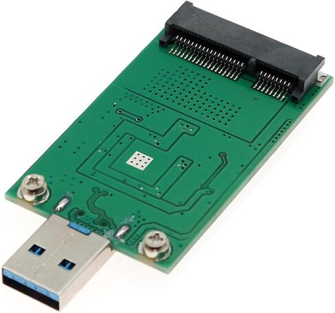 Easy to Use MSATA Adapter MSATA to USB3.0 Adapter Card for on Travel Data Backups and Storage Powerful Power Supply Portable Flashing Drives Converters in Kuwait