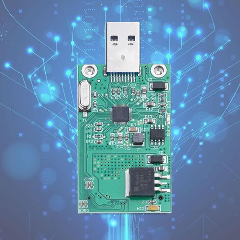 Easy to Use MSATA Adapter MSATA to USB3.0 Adapter Card for on Travel Data Backups and Storage Powerful Power Supply Portable Flashing Drives Converters in Kuwait