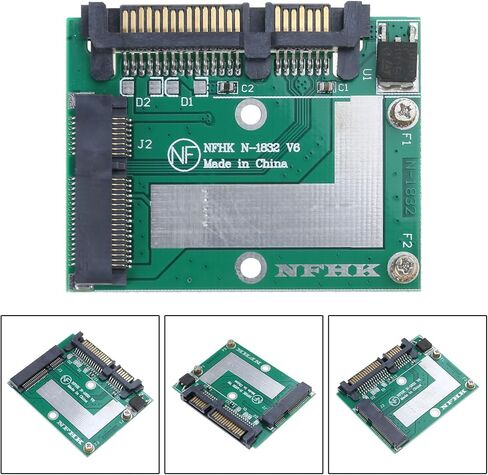 بطاقة محول Msata إلى 2.5 بوصة Sa-ta 6gbps Ssd، محول مدمج للمنافذ القياسية، سطح المكتب المحمول، 57x46 مم in Kuwait