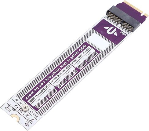 M.2 NVME SSD Adapter Card Kit for OS X Air A1465 A1466 - Upgrade Storage Capacity for Pro Users, Requires OS X 10.13 or Higher for A Smooth Experience, Plug and Play Installation - Fits in Kuwait