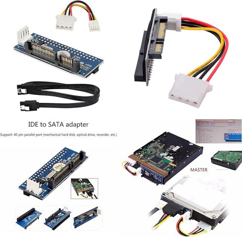 3.5 IDE to Converter Card Adapter for 40-pin Hard Drive Disk Burner to 7+15pin Data Motherboard Adapter in Kuwait