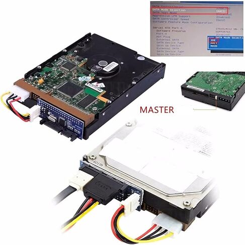 3.5 IDE to Converter Card Adapter for 40-pin Hard Drive Disk Burner to 7+15pin Data Motherboard Adapter in Kuwait