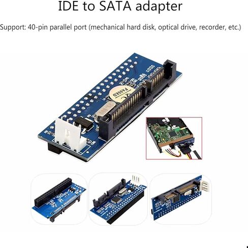 3.5 IDE to Converter Card Adapter for 40-pin Hard Drive Disk Burner to 7+15pin Data Motherboard Adapter in Kuwait