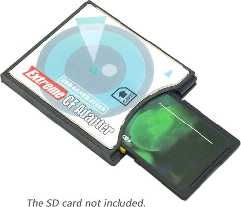 Memory Card Adapter to High-Speed Extreme Compact Type II for Camera Reader Case for Cameras in Kuwait