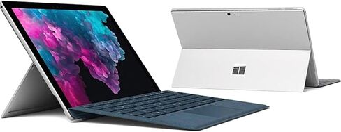تابلت Microsoft Surface Pro 6، شاشة لمس 12.3 بوصة (2736 × 1824) كمبيوتر شخصي، Intel Core i7-8650، ذاكرة الوصول العشوائي 8 جيجابايت 256 جيجابايت SSD، USB 3.0، DisplayPort، لوحة مفاتيح بإضاءة خلفية، Windows 11 Pro (متجدد) in Kuwait