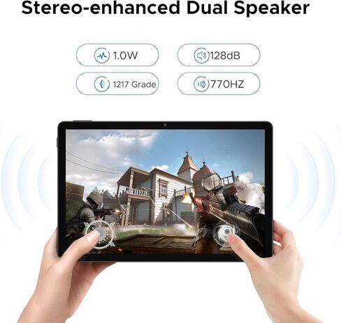 U11 Android 16 Tablet with Keyboard, 11 inch Tablet & Gemini AI, 16GB+128GB/2TB, 8580mAh Android Tablet, Unisoc T7200 Octa-Core Gaming Tablets, 13MP+5MP, Widevine L1/BT5.0+5G WiFi, Metal Body in Kuwait