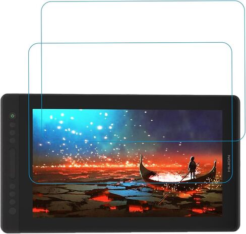 2-PCs Paperfeel Screen Protector Work With KAMVAS Pro 16, Anti-Glare Paper Texture Matte Film for Drawing and Writing Like on Paper, High Responsive, Easy Installation in Saudi Arabia
