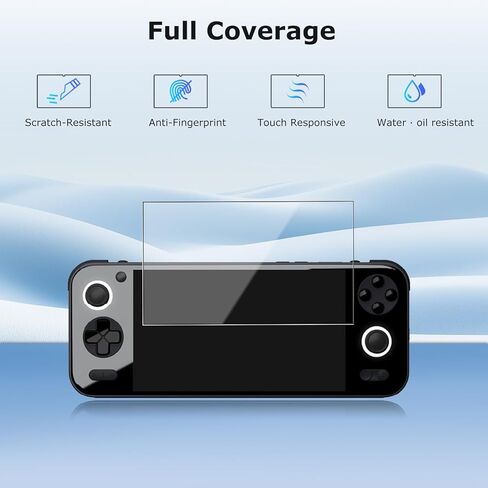 【عبوتان】 واقي شاشة وحدة التحكم في الألعاب المحمولة باليد AYANEO Pocket S - زجاج مقسى 9H، مضاد للخدش، وضوح عالي الدقة، حساس للمس، سهل التركيب، مضاد لبصمات الأصابع، خالي من الفقاعات in Kuwait