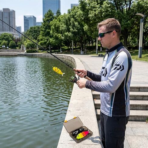 Mini Glide Bait, Glide Baits Fishing Lures Set of Four, Plastic Material for Freshwater and Saltwater Fishing in Kuwait