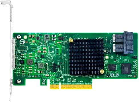 SAS HBA Card Compatible with LSI 9300-8i IT Mode PCIe SATA Expansion Card, 8-Port 12Gbps PCIe 3.0, SAS Expander Support, HBA Controller with 2X SFF-8643 to 4X SATA Cables for ZFS TrueNAS unRAID NAS in Kuwait