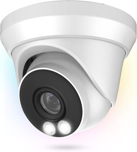كاميرا 6MP 3X Zoom PoE IP مع رؤية ليلية ملونة كاملة 65Ft 105° FOV، عدسة بمحرك 2.8-8 مم، H.265، IP66، كاميرا أمان POE خارجية متوافقة مع Uniview NVR، متوافقة مع NDAA، وليست كاميرا PTZ in Kuwait