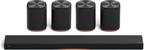 حزمة LG Sound Suite Immersive Quad Suite 7 اللاسلكية| ساوند بار H7 + 4X M7 مكبرات صوت دولبي أتموس اللاسلكية | 13.1.7 Ch FlexConnect، معالج α11 AI وصوت متميز (موديل 2026 الجديد) in Kuwait