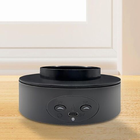 Electric Rotating Display Stand for Photography and Toy Showcase, Black in Kuwait