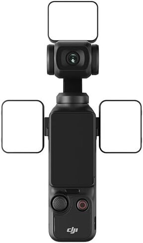 ضوء فيديو LED مغناطيسي لـ DJI OSMO Pocket 3، CRI 95+ 5600K Mini Vlog ملء ضوء، نوع C قابل لإعادة الشحن، مقاوم للماء، إضاءة محمولة فائقة الصغر لمدونات الفيديو، السيلفي، التصوير في الهواء الطلق (3) in Kuwait