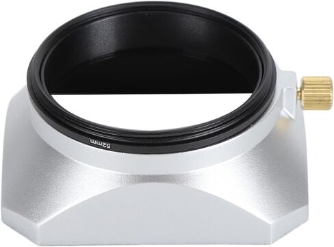 Fabater Metal Lens Hood, 52mm Square Bayonet for 25MM Ultra Wide Angle Lens, Aluminum Alloy Bayonet for DSLR Mirrorless Cameras, Matte Finish Interior Reduces Reflections in Kuwait