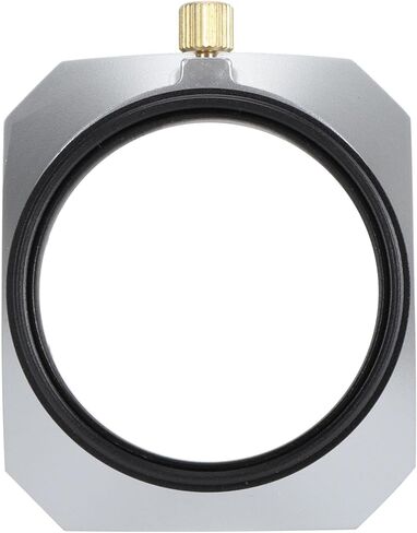 Fabater Metal Lens Hood, 52mm Square Bayonet for 25MM Ultra Wide Angle Lens, Aluminum Alloy Bayonet for DSLR Mirrorless Cameras, Matte Finish Interior Reduces Reflections in Kuwait