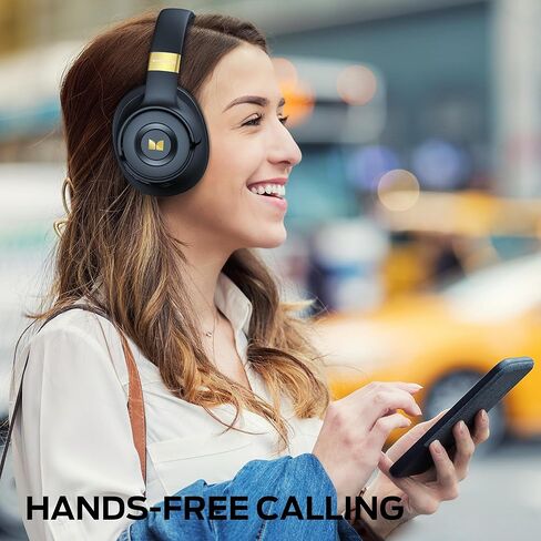 Monster Persona SE ANC Active Noise Cancelling Headphones, Bluetooth Headphones Over Ear, 60H Playtime, HiFi Stereo Audio, Deep Bass, Built-in Mic, Wireless Headsets for Home Office(Blue) in Kuwait