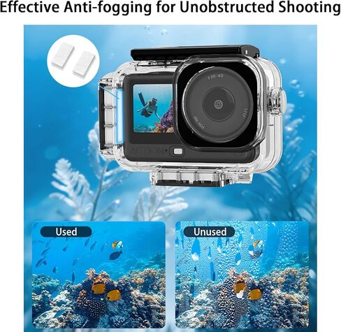 حافظة مغناطيسية مقاومة للماء لـ DJI Osmo Action 6، حافظة تحت الماء مغناطيسية تحت الماء ملحقات غطاء الغوص المقاوم للماء لـ DJI Osmo Action 6 in Kuwait
