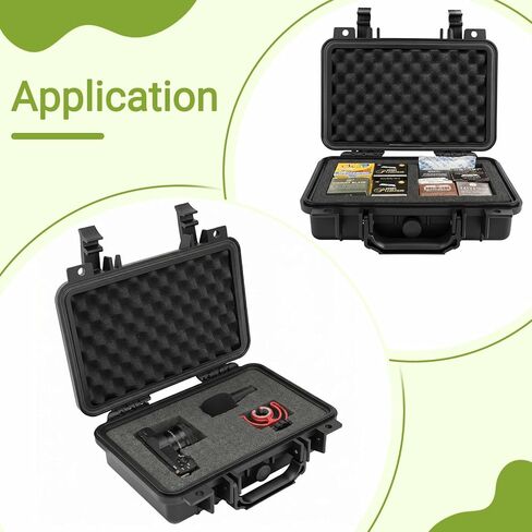 صندوق Nineleaf مقاوم للماء، مع إسفنجة مقاومة للوسادة، حافظة صلبة كبيرة مقاومة للماء IP67 مع رغوة قابلة للتخصيص، حماية مثالية للكاميرا، الطائرات بدون طيار، العدسات، المعدات، 11.61 × 8.66 × 3.94 بوصة، قطعة واحدة in Kuwait
